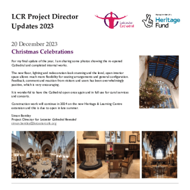 LCR Project Director Updates 2023