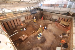 The excavation in February 2023. 
Image: ULAS