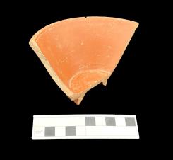 Image 3. Part of a plain ware samian cup. Image: ULAS