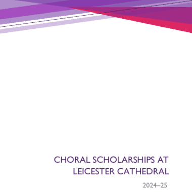 Choral Scholarship Information 2024/5