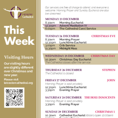 2024-12-23 - Services this week